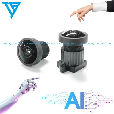 180 degree too wide angle 5mp fisheye lens  for dome & bullet camera